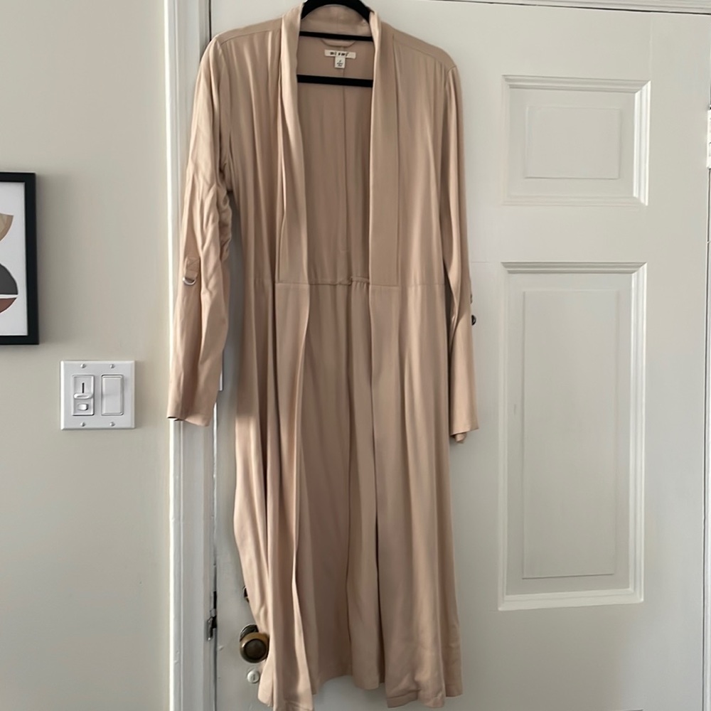 Tan Cover up with belt